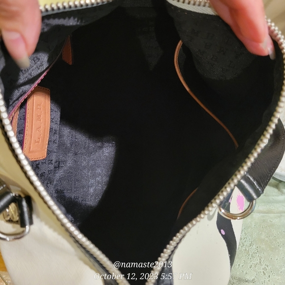 L.A.M.B. by Gwen Stefani Cherry Blossom Satchel Luxury Designer Bag #586 - Picture 7 of 14